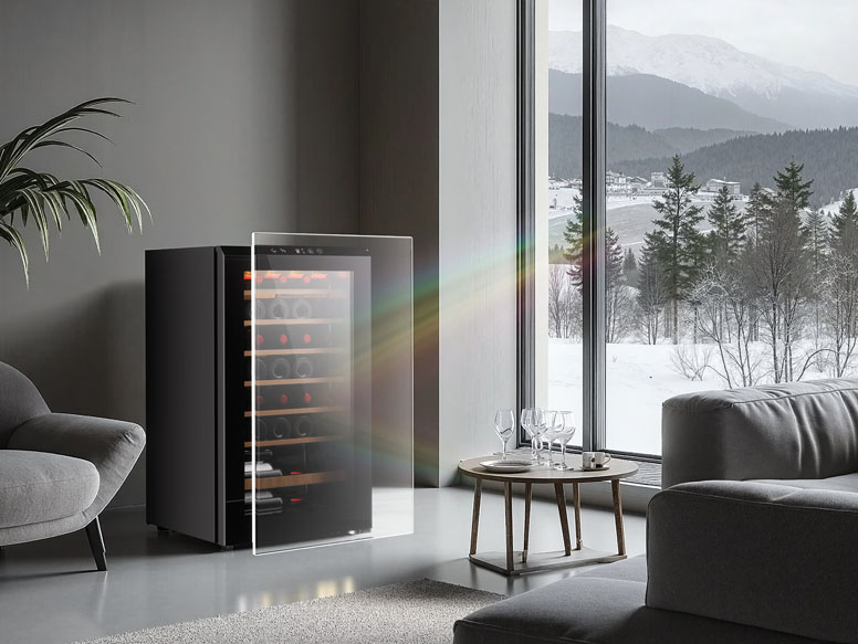 OBSIDIAN GLASS MIRROR