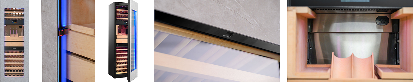 カスタムスマートワインキャビネットの製作: ビジョン、テクノロジー、デザインの融合